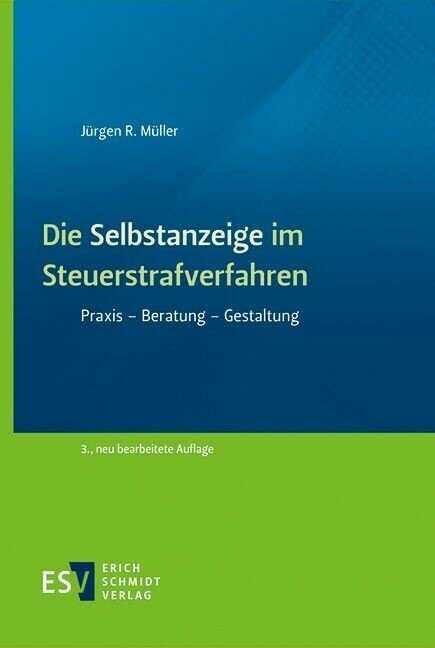 Die Selbstanzeige im Steuerstrafverfahren main product photo
