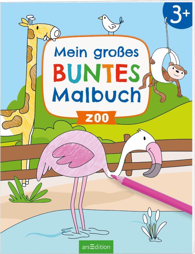 Mein großes buntes Malbuch - Zoo main product photo