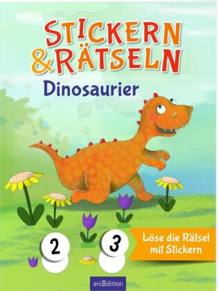 Stickern & Rätseln - Dinosaurier
