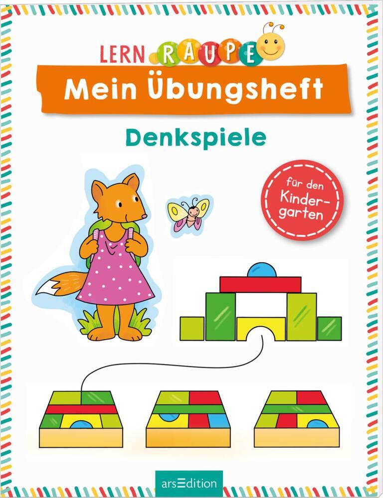 Lernraupe - Mein Übungsheft - Denkspiele main product photo