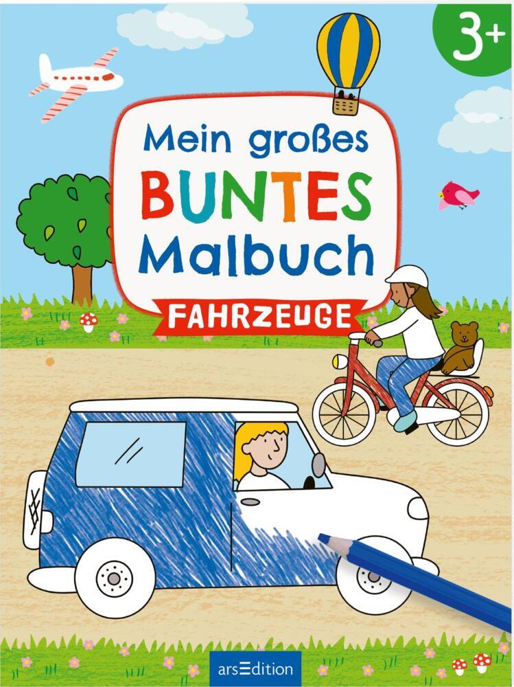 Mein großes buntes Malbuch - Fahrzeuge main product photo