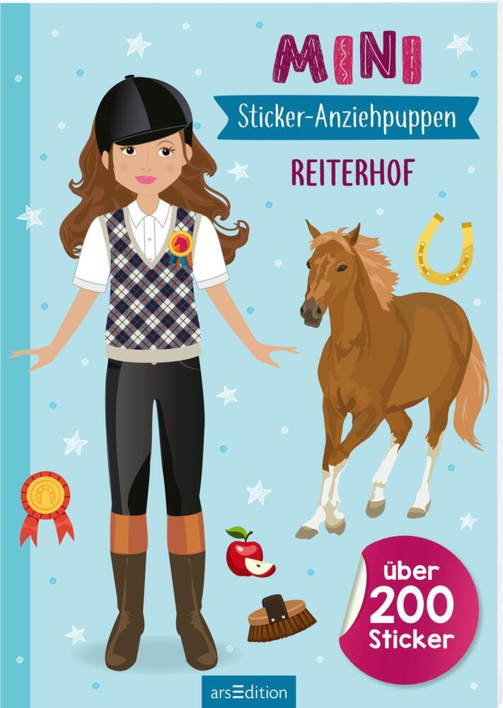 Mini-Sticker-Anziehpuppen - Reiterhof main product photo