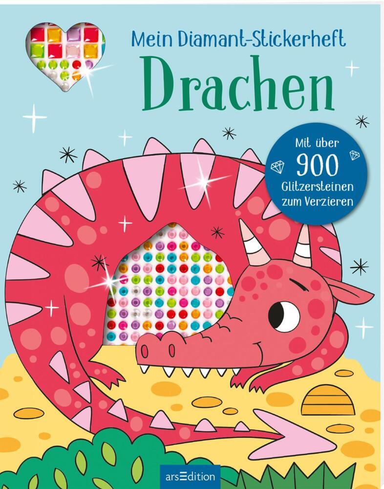 Mein Diamant-Stickerheft - Drachen main product photo