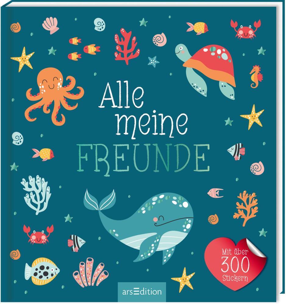 Alle meine Freunde - Meer | Mit über 300 Stickern main product photo
