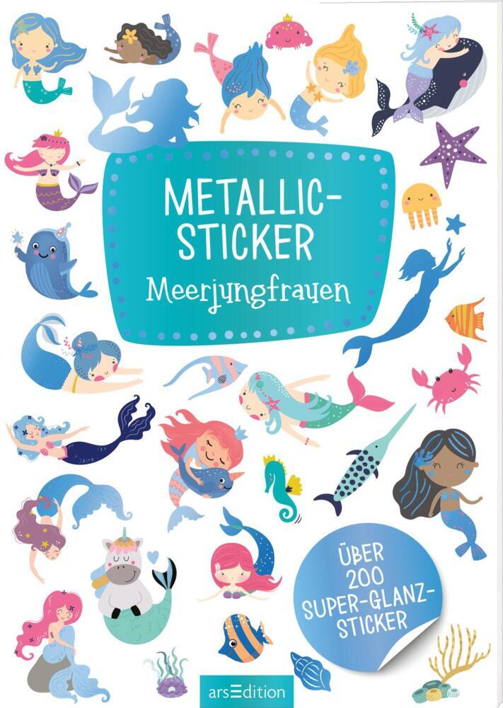 Metallic-Sticker - Meerjungfrauen main product photo
