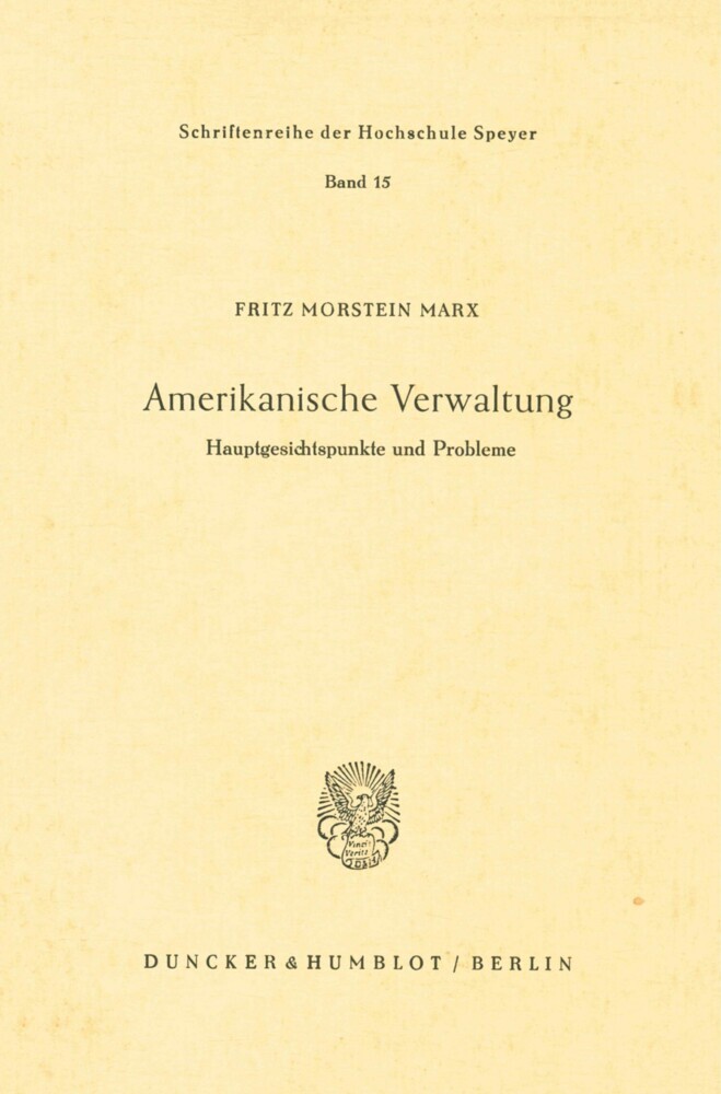 Amerikanische Verwaltung. main product photo