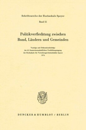 Politikverflechtung zwischen Bund, Ländern und Gemeinden.