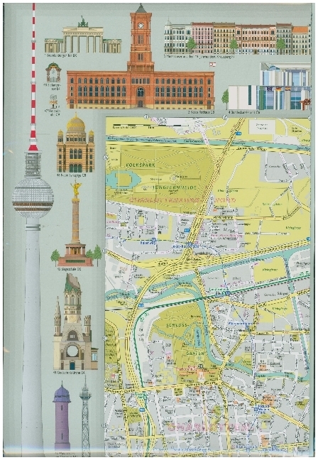 Berliner Wahrzeichenplan main product photo