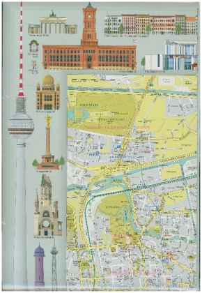 Berliner Wahrzeichenplan