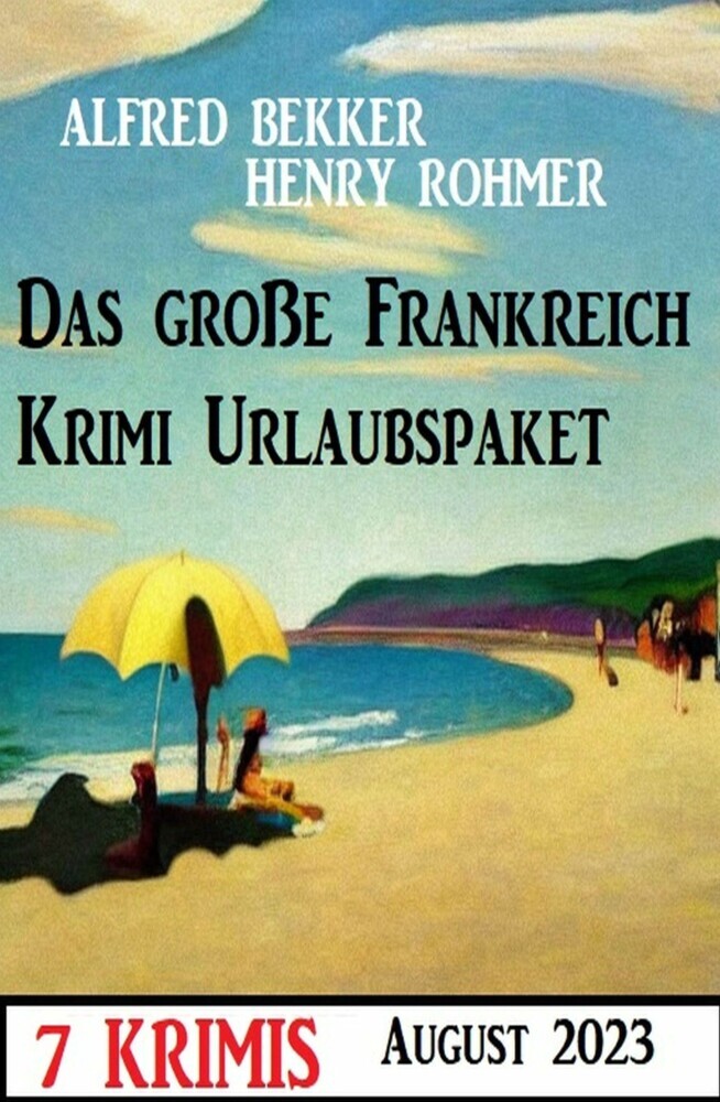 Das große Frankreich Krimi Urlaubspaket August 2023: 7 Krimis main product photo
