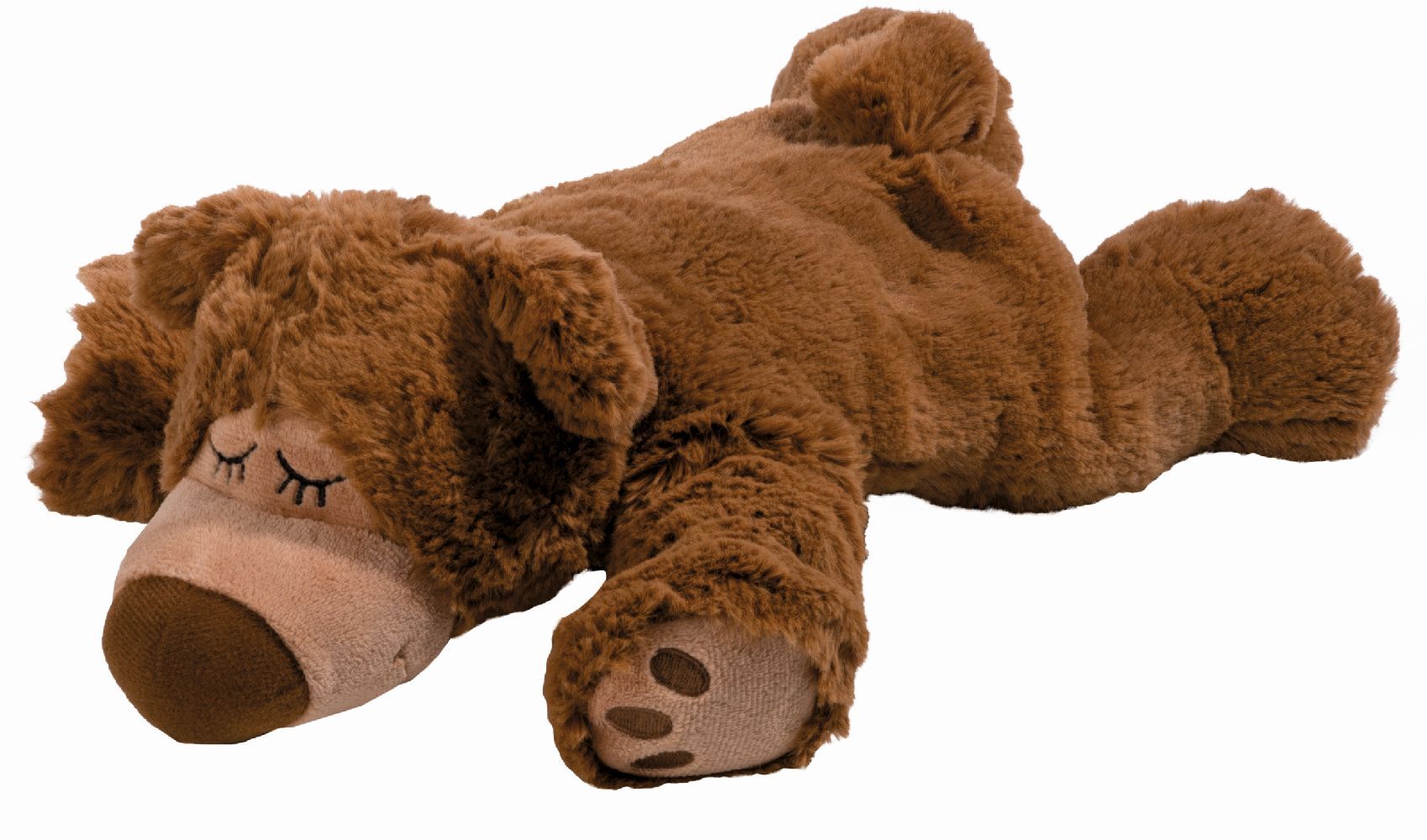 Wärmestofftier Warmies Sleepy Bear braun, herausnehmbar main product photo