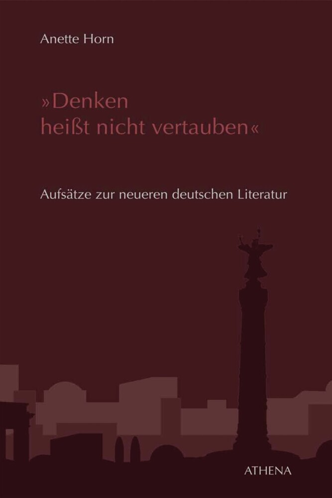 'Denken heißt nicht vertauben' main product photo