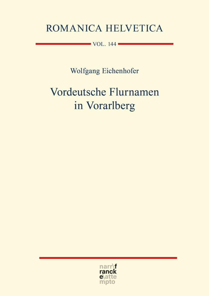 Vordeutsche Flurnamen in Vorarlberg main product photo