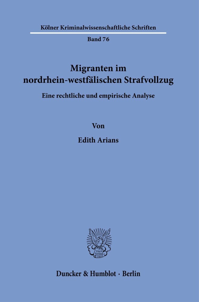 Migranten im nordrhein-westfälischen Strafvollzug. main product photo