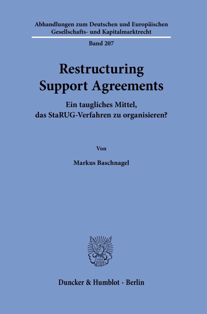Restructuring Support Agreements. main product photo
