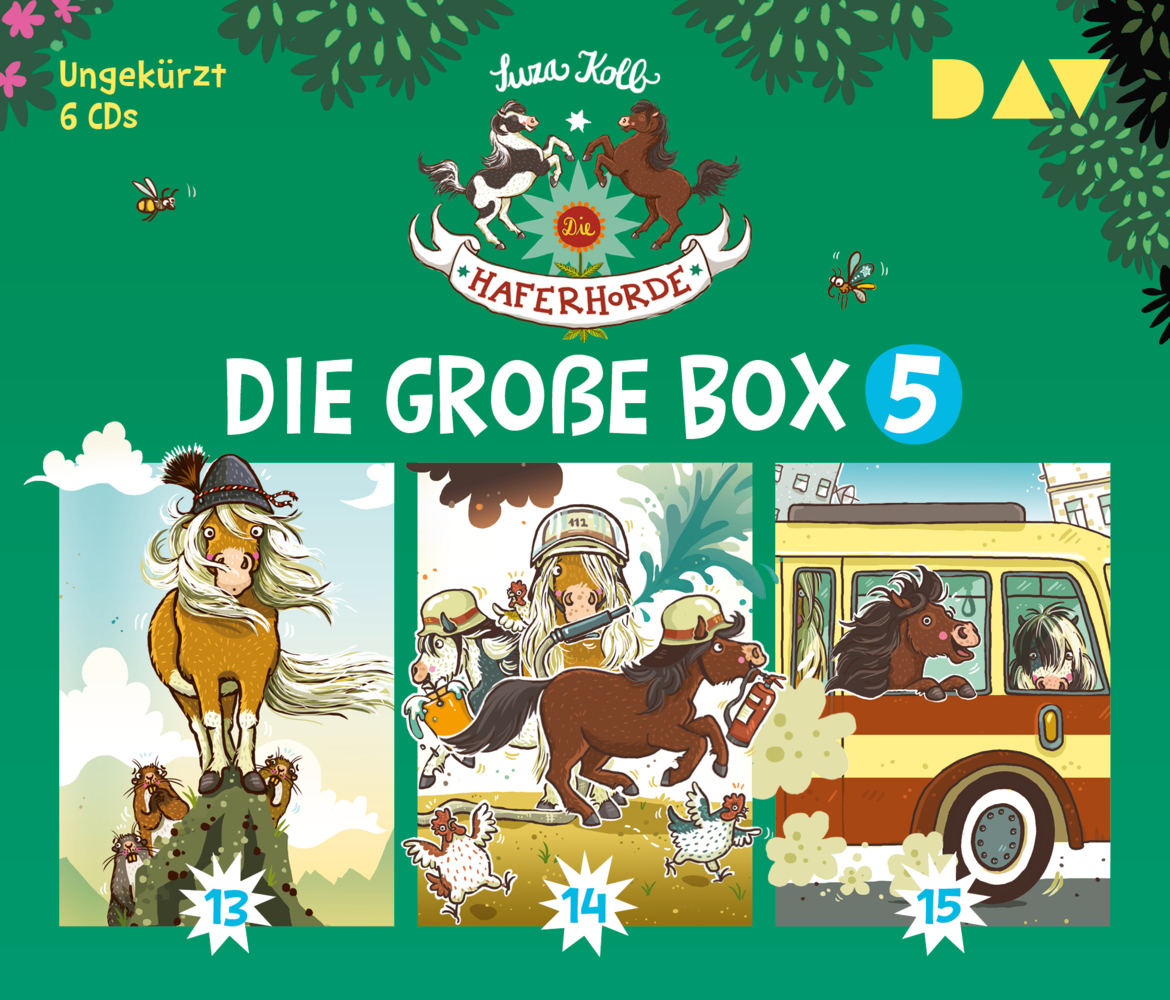 Die Haferhorde - Die große Box 5 (Teil 13-15), 6 Audio-CD main product photo