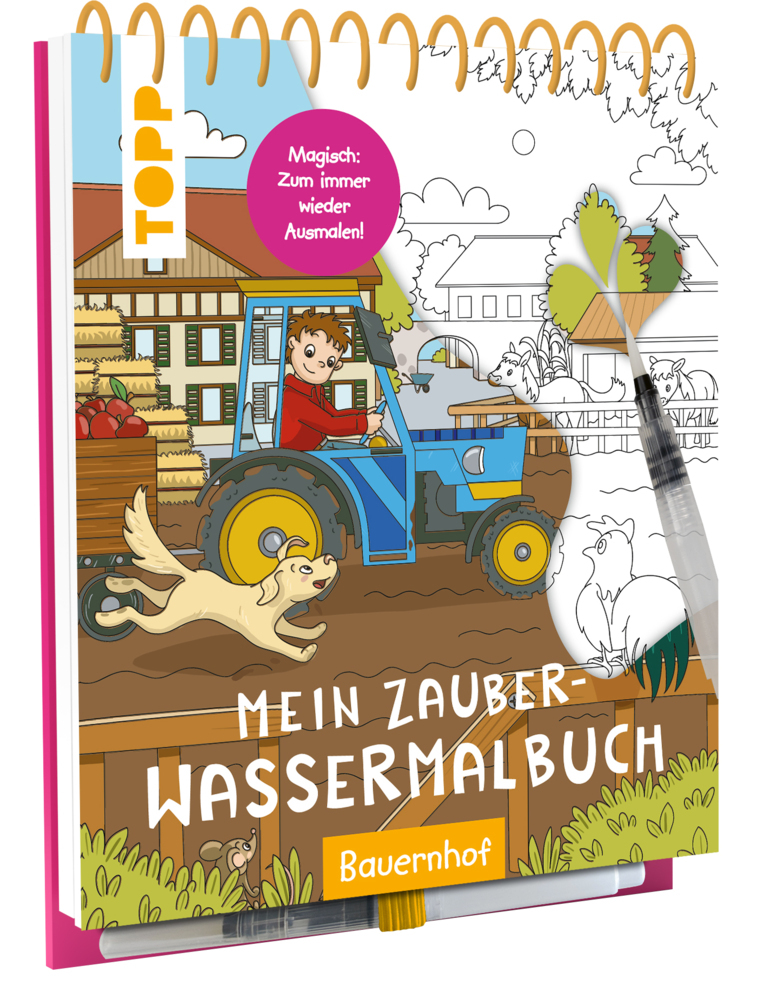 Mein Zauber-Wassermalbuch Bauernhof main product photo