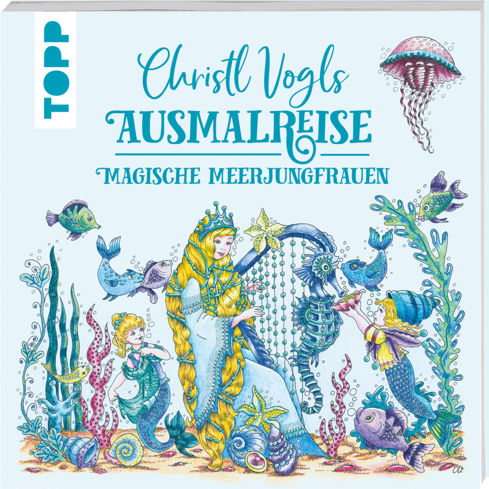 Christl Vogls Ausmalreise - Magische Meerjungfrauen main product photo