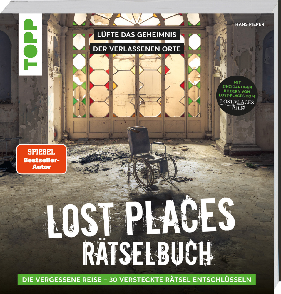 Lost Places Rätselbuch - Die vergessene Reise. Lüfte die Geheimnisse echter verlassenen Orte! main product photo