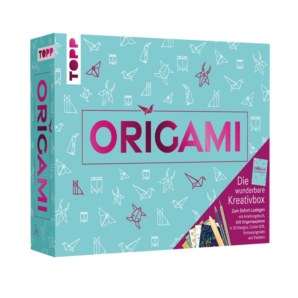 Origami - Die wunderbare Kreativbox. Mit Anleitungsbuch und Material main product photo
