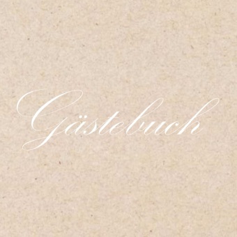 Gästebuch - Leinen-Optik