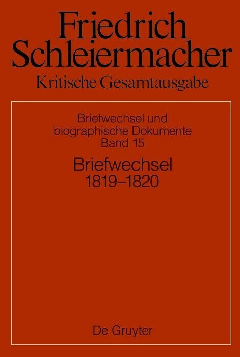 Briefwechsel 1819-1820 main product photo