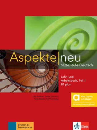 Aspekte neu B1 plus Teil 1 - Hybride Ausgabe allango, m. 1 Beilage