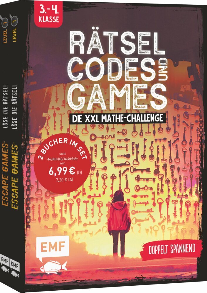 Rätsel, Codes und Games - Die XXL Mathe-Challenge für die 3. und 4. Klasse main product photo