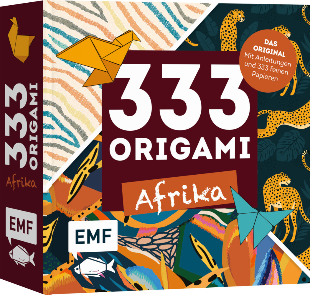 333 Origami - Faszination Afrika - Farbenfrohe Papiere falten main product photo