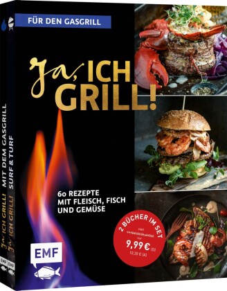 Ja, ich grill! - Für den Gasgrill: Doppelt gut - 2 Bücher im Set