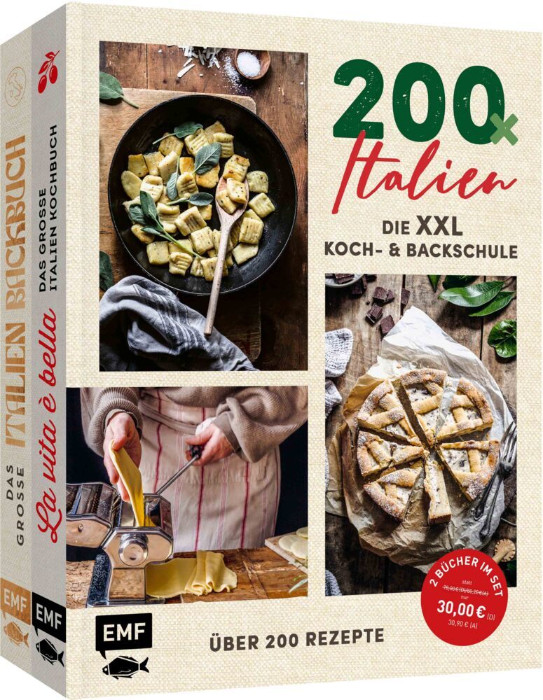 200 x Italien - Die XXL Koch- und Backschule main product photo