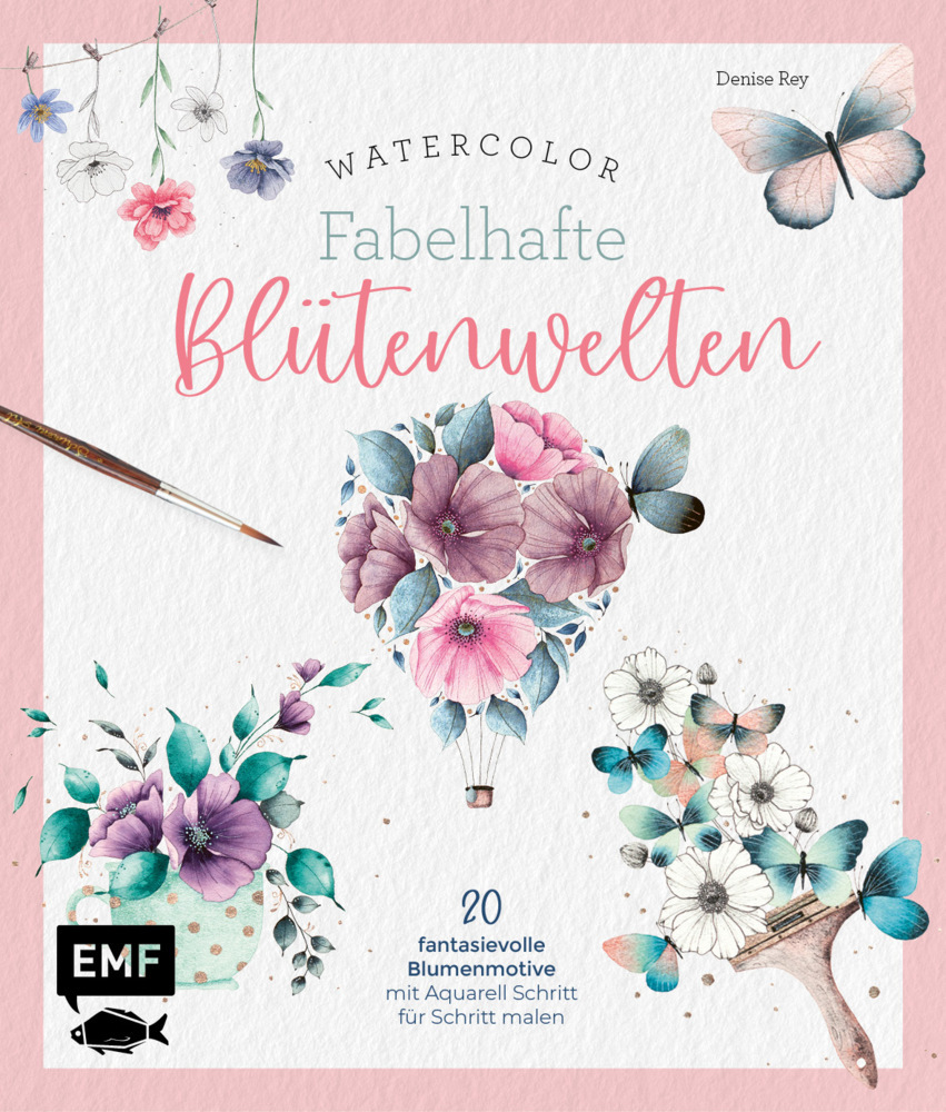 Watercolor - Fabelhafte Blütenwelten main product photo