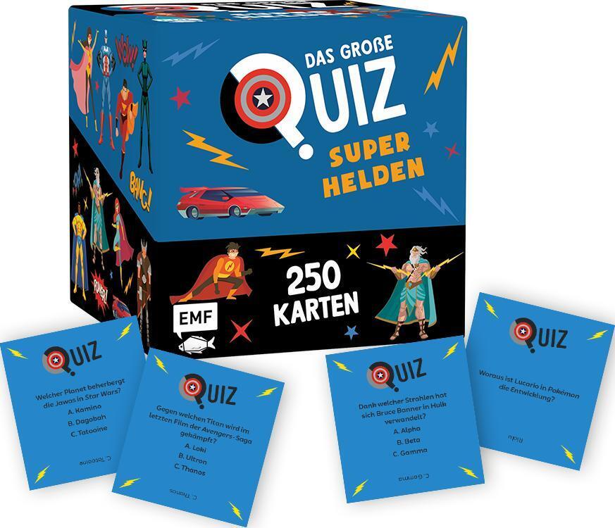 Kartenbox: Das große Quiz - Superhelden main product photo