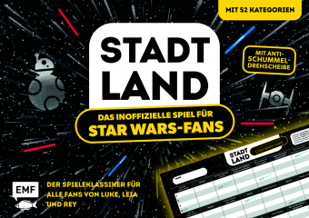Stadt, Land, das inoffizielle Spiel für Star Wars-Fans - Der Spieleklassiker für alle Fans von Luke, Leia und Rey