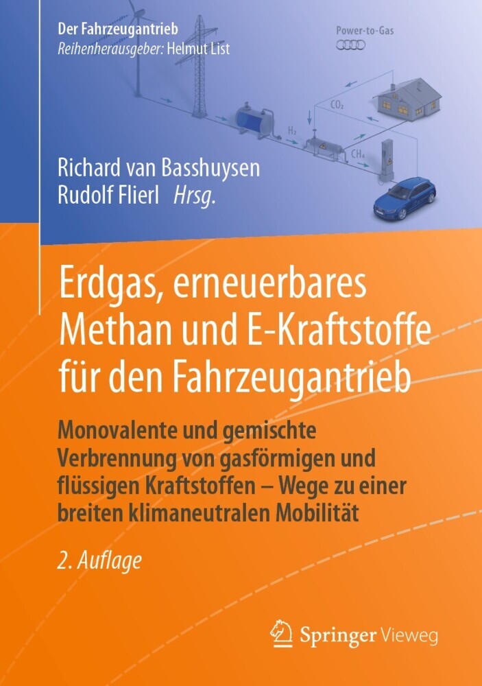 Erdgas, erneuerbares Methan und E-Kraftstoffe für den Fahrzeugantrieb main product photo