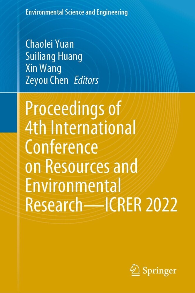 Proceedings of 4th International Conference on Resources and Environmental Research-ICRER 2022 main product photo