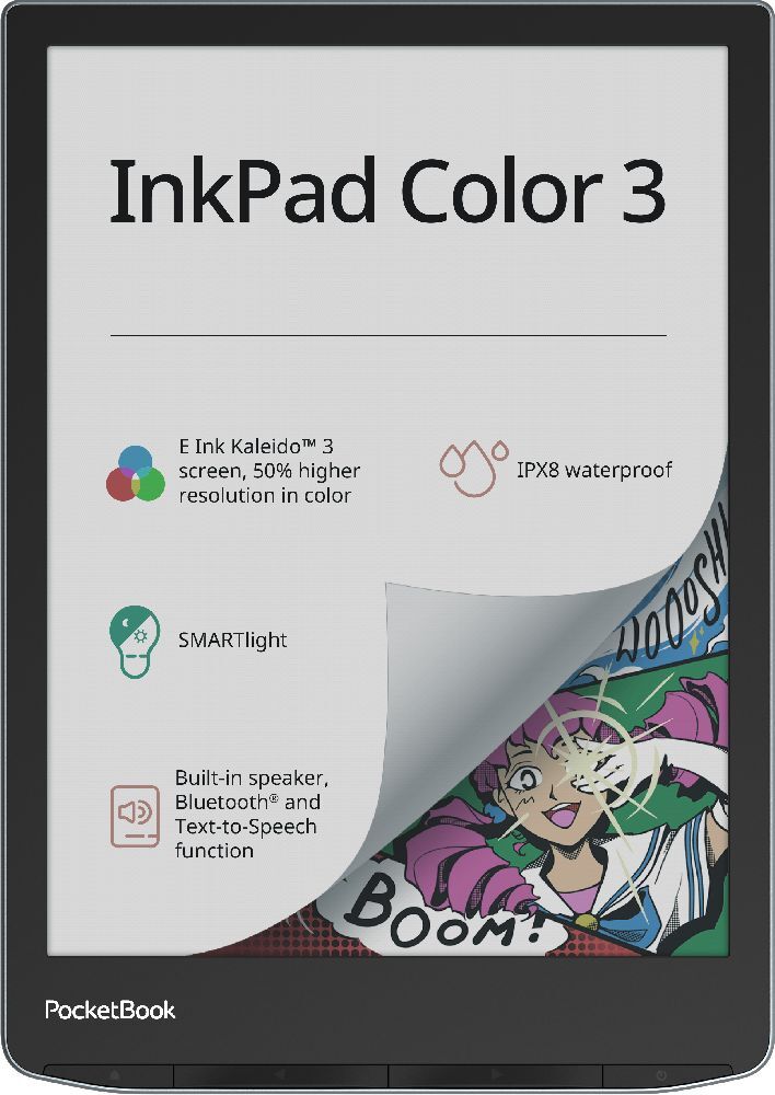 PocketBook InkPad Color 3 - Stormy Sea, E-Book Reader main product photo