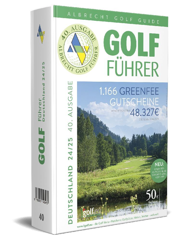 Albrecht Golf Führer Deutschland 24/25 inklusive Greenfee Gutscheinen main product photo