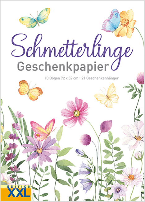 Schmetterlinge - Geschenkpapier main product photo