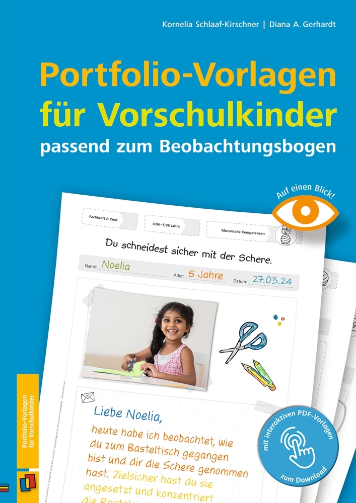 Portfolio-Vorlagen für Vorschulkinder - passend zum Beobachtungsbogen main product photo