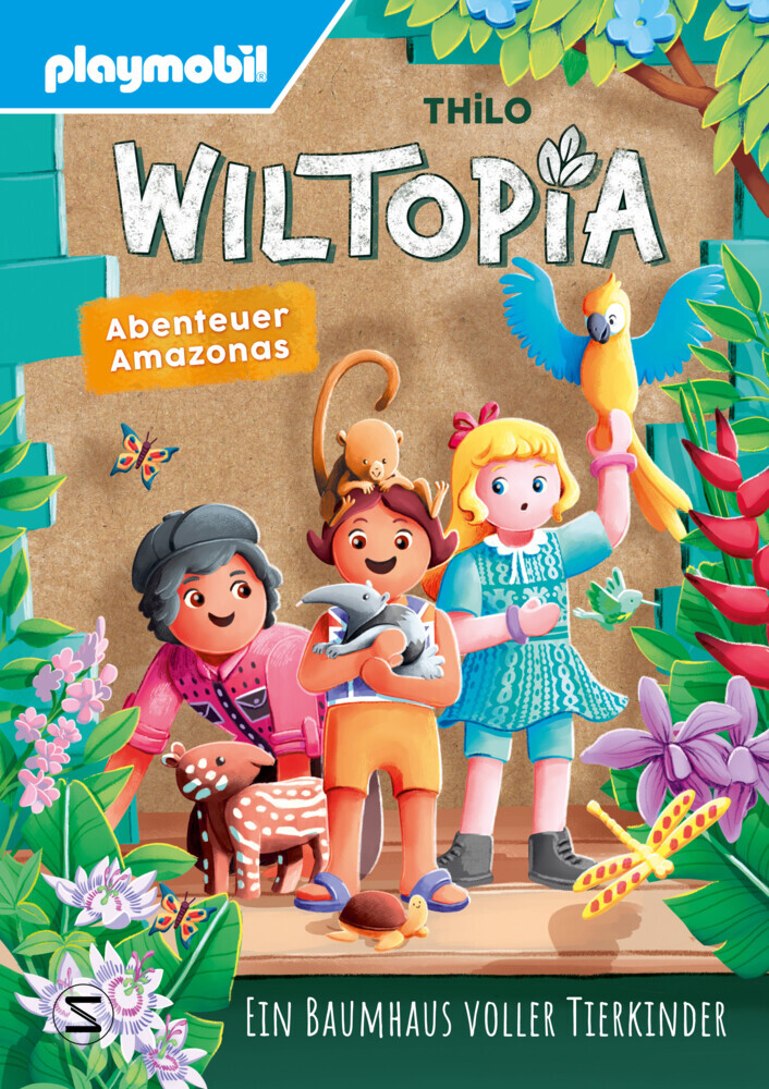 PLAYMOBIL Wiltopia. Abenteuer Amazonas. Ein Baumhaus voller Tierkinder main product photo
