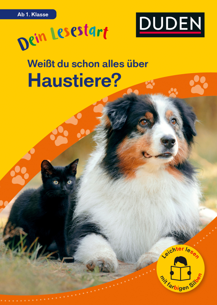 Dein Lesestart: Weißt du schon alles über Haustiere? Ab 1. Klasse main product photo
