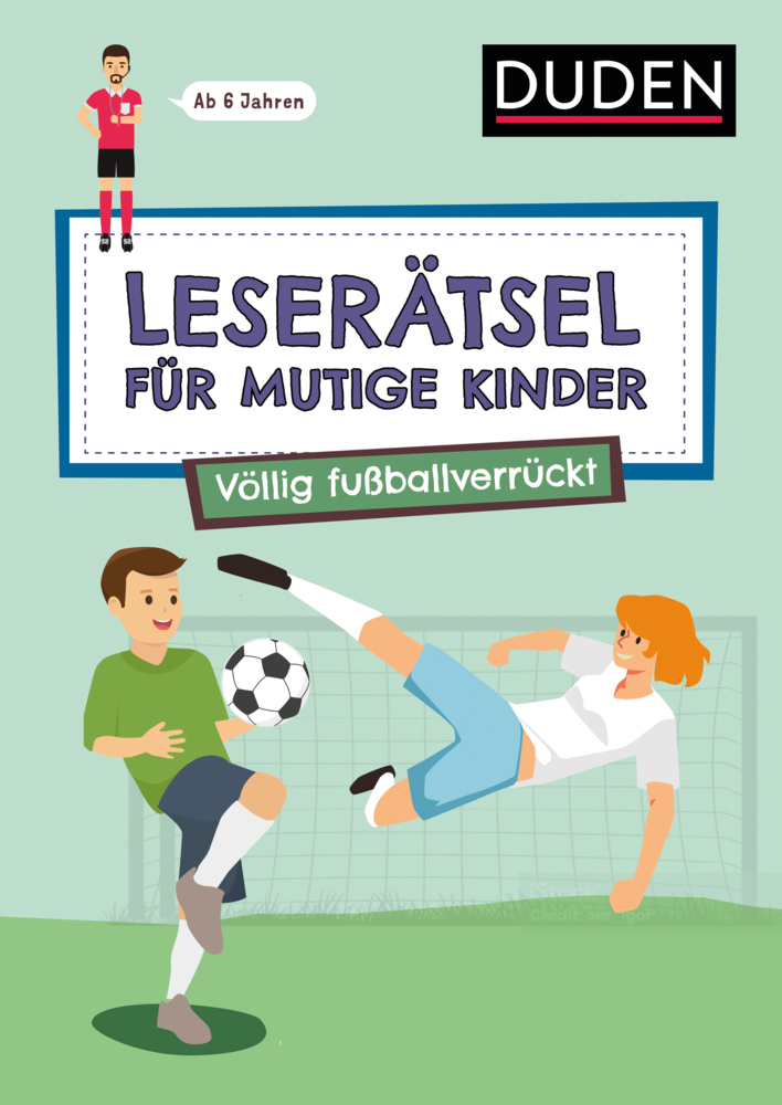 Leserätsel für mutige Kinder - Völlig fußballverrückt - ab 7 Jahren main product photo