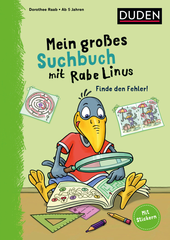 Mein großes Suchbuch mit Rabe Linus main product photo
