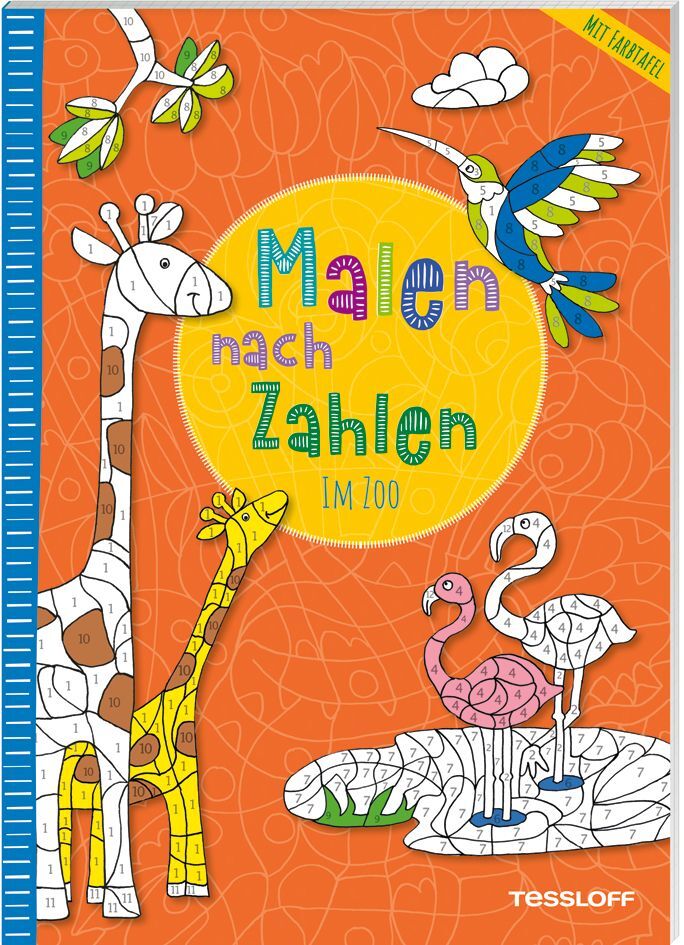 Malen nach Zahlen. Im Zoo main product photo