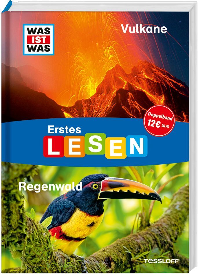 WAS IST WAS Erstes Lesen Doppelband 3.Vulkane/Regenwald main product photo