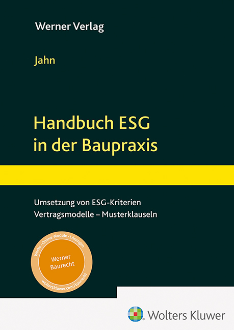 Handbuch ESG in der Baupraxis main product photo