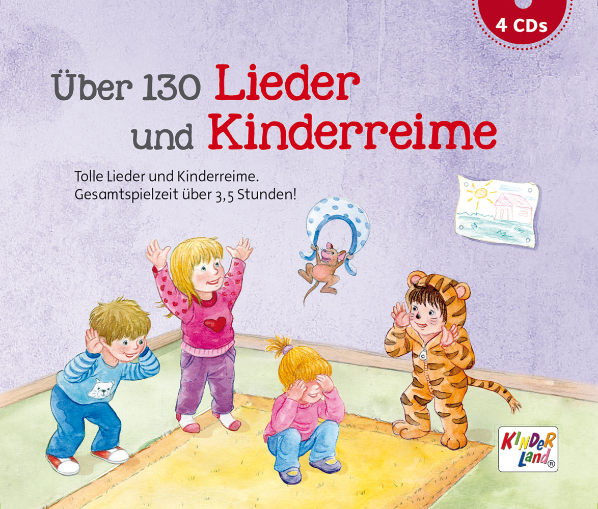 Über 130 Lieder und Kinderreime, 4 Teile main product photo