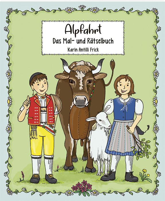 Alpfahrt: Das Mal- und Rätselbuch main product photo