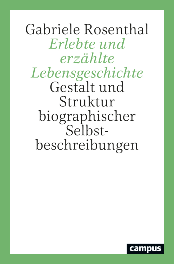Erlebte und erzählte Lebensgeschichte main product photo